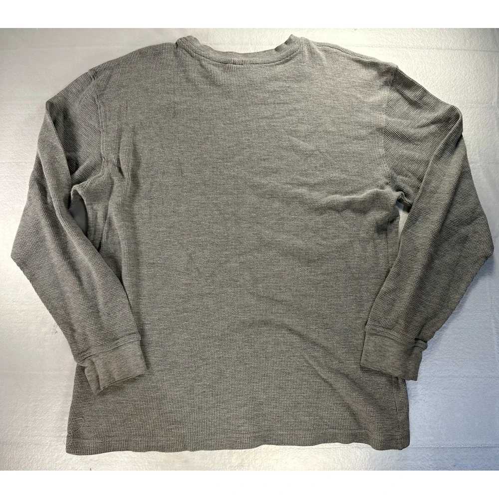 Stitches Chicago Cubs Waffle Knit Sweatshirt Mens‎ Medium Gray MLB Sweater